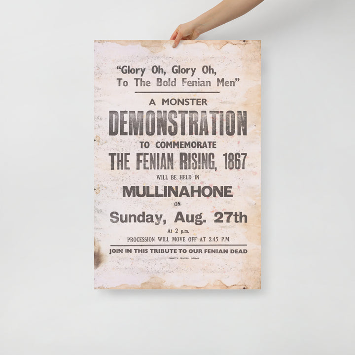 The Fenian Rising of 1867 Retro Poster - 24" x 36"
