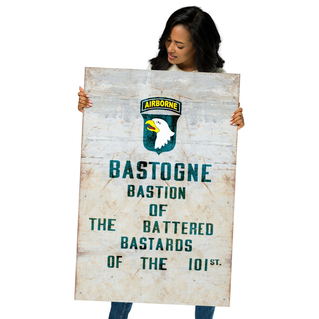 The Battered Bastards of Bastogne Retro Poster - 24" x 36"