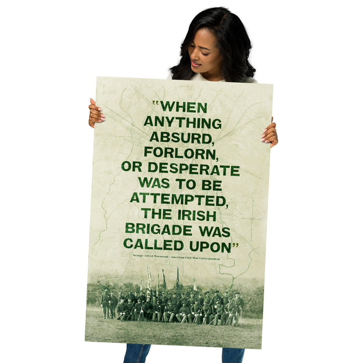 The Irish Brigade Retro Poster - 24" x 36"