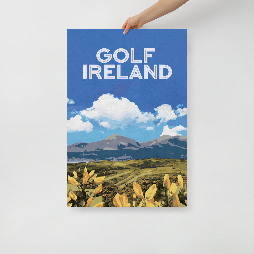 The Golf Ireland Classic Retro Poster - 24" x 36"