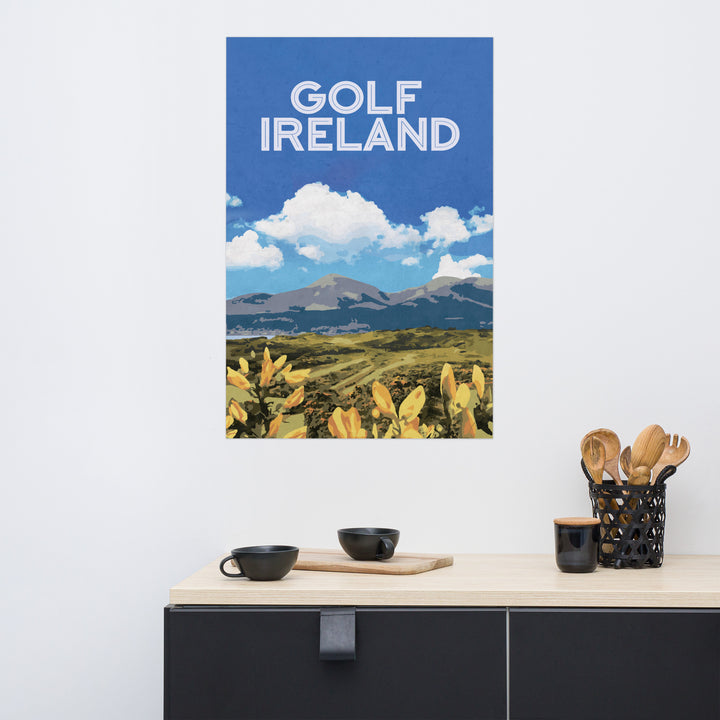 The Golf Ireland Classic Retro Poster - 24" x 36"