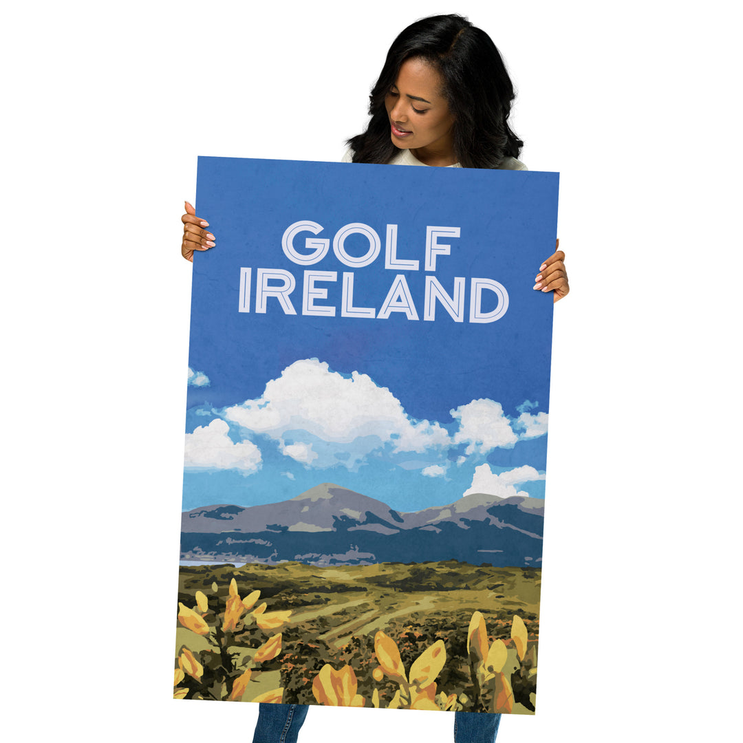 The Golf Ireland Classic Retro Poster - 24" x 36"