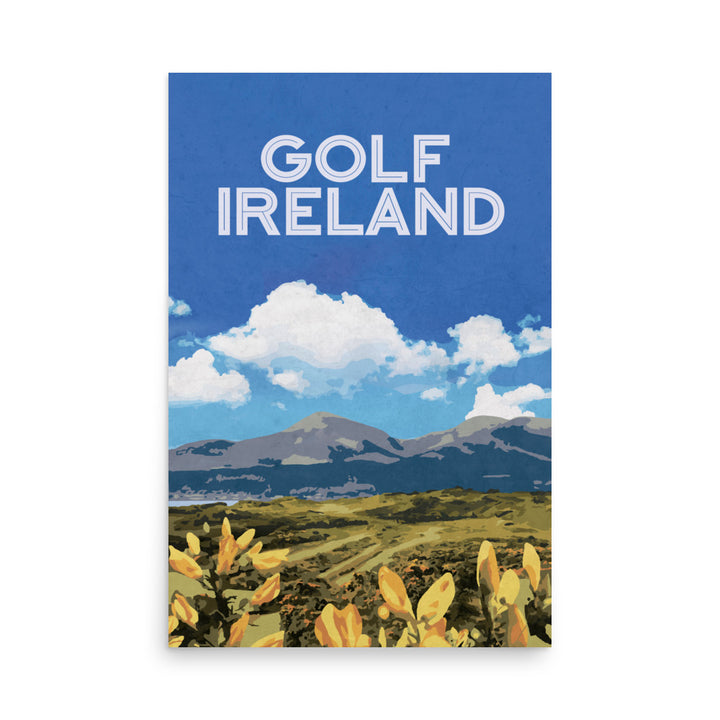 The Golf Ireland Classic Retro Poster - 24" x 36"