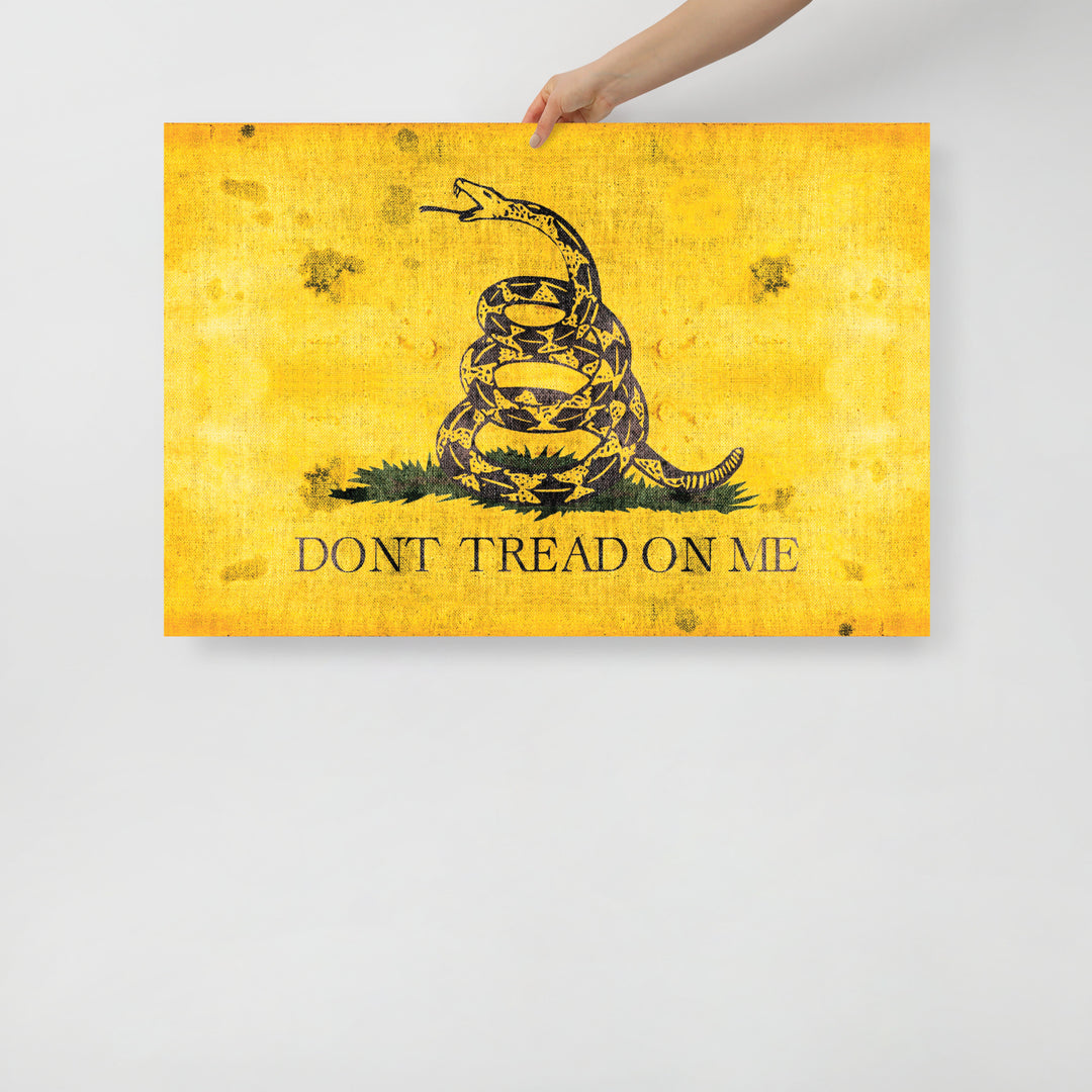 The Dont Tread On Me Retro Poster - 36" x 24" (2)