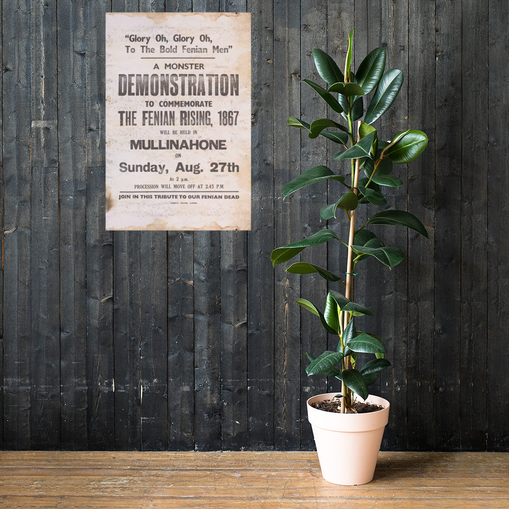 The Fenian Rising of 1867 Retro Poster - 24" x 36"