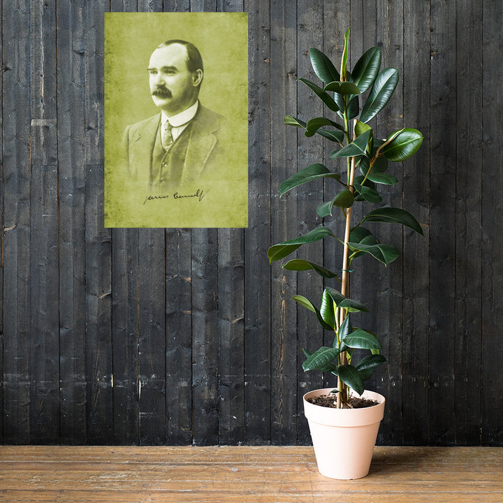 Irish Republican James Connolly Retro Poster - 24" x 36"