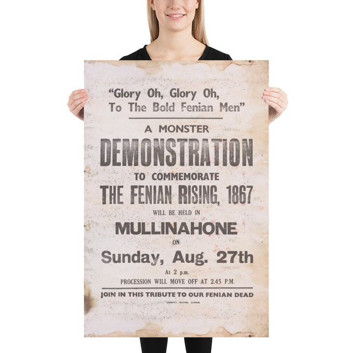 The Fenian Rising of 1867 Retro Poster - 24" x 36"
