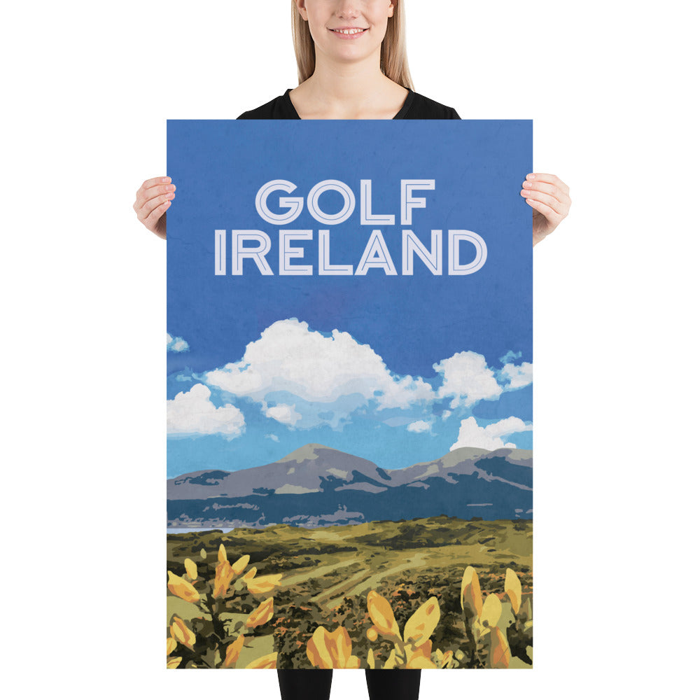The Golf Ireland Classic Retro Poster - 24" x 36"