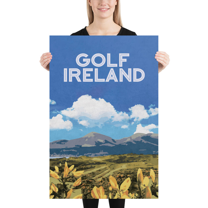 The Golf Ireland Classic Retro Poster - 24" x 36"