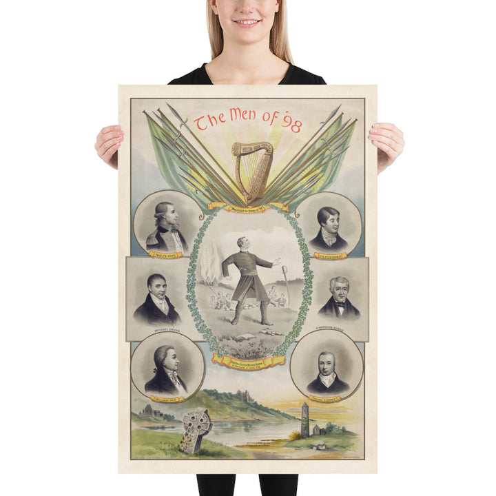 The Men Of '98 Retro Poster - 24" x 36"