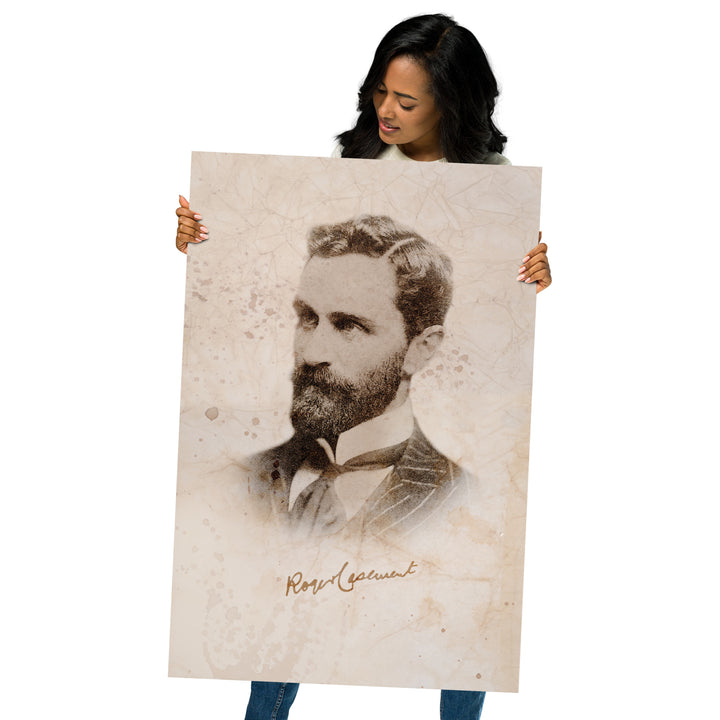 Roger David Casement Retro Poster - 24" x 36"