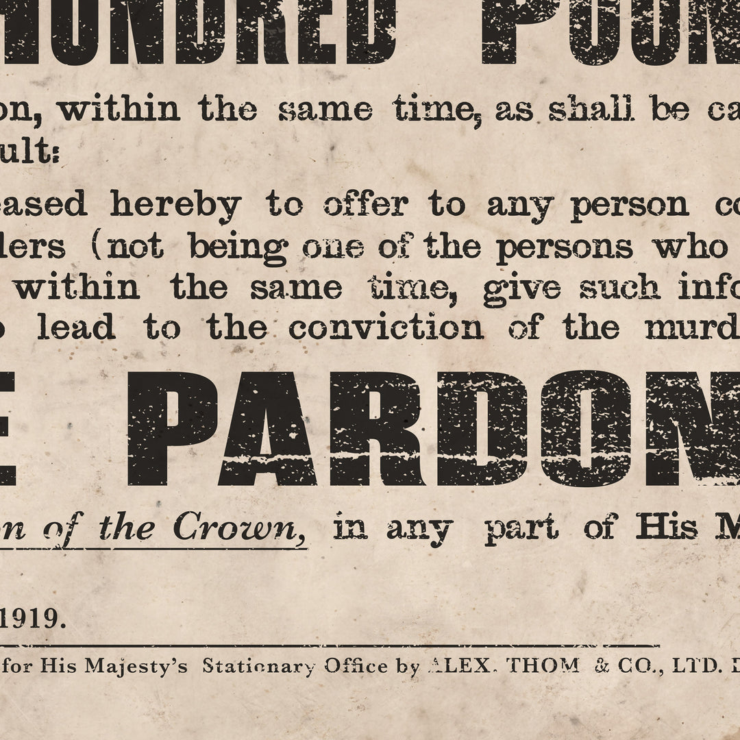 The Soloheadbeg 1919 Retro Poster - 24" x 36"