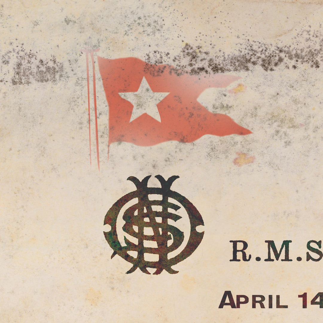 The Luncheon Menu Of The Titanic Retro Poster - 24" x 36"