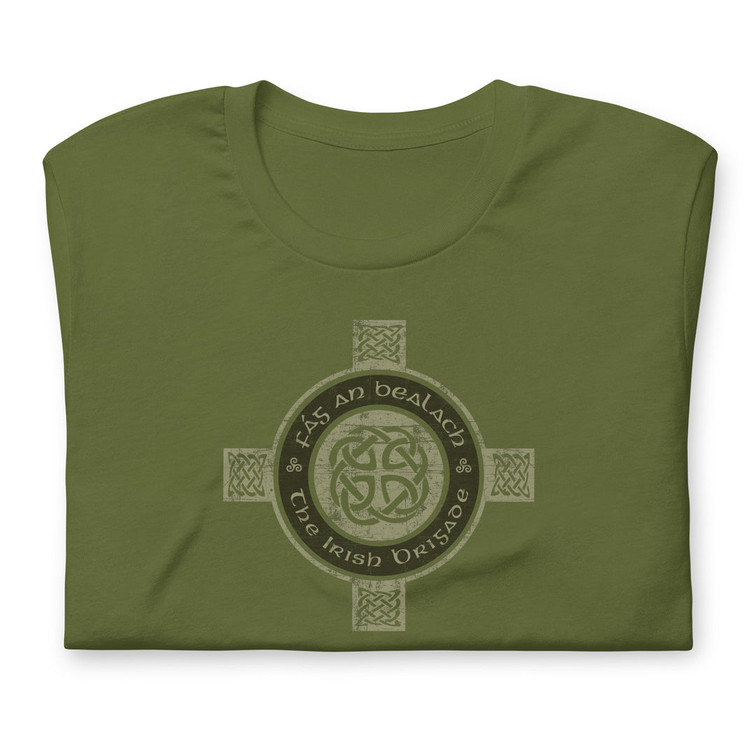 The Irish Brigade 'Clear The Way' Premium Cotton Retro Tee (Unisex)