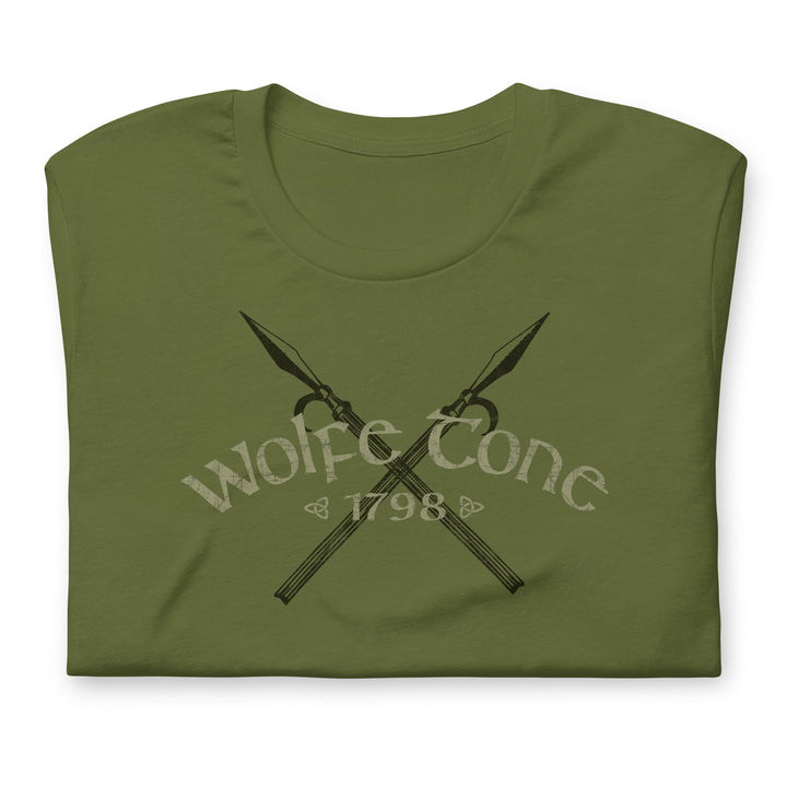 The Wolfe Tone 1798 Premium Cotton Retro Tee (unisex)
