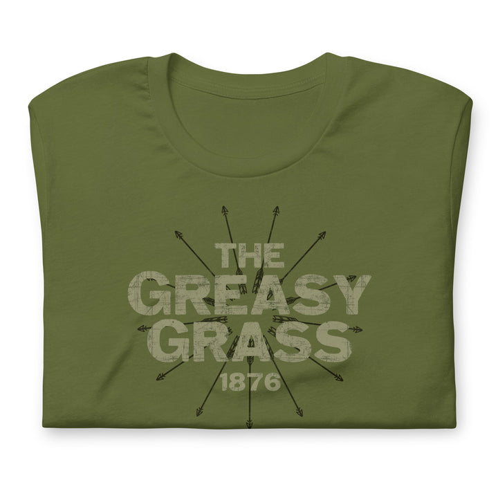 The  Greasy Grass 1876 Premium Cotton Retro Tee (unisex)