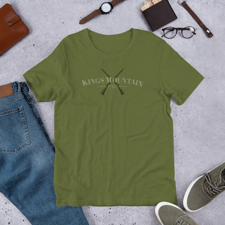 The Battle of Kings Mountain 1780 Premium Cotton Retro Tee (unisex)
