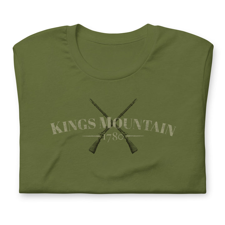 The Battle of Kings Mountain 1780 Premium Cotton Retro Tee (unisex)