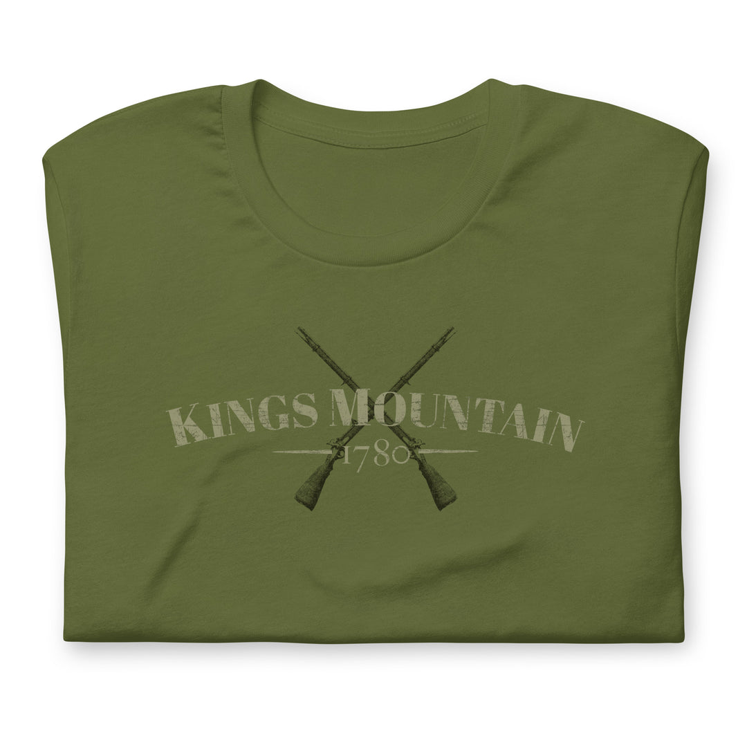 The Battle of Kings Mountain 1780 Premium Cotton Retro Tee (unisex)