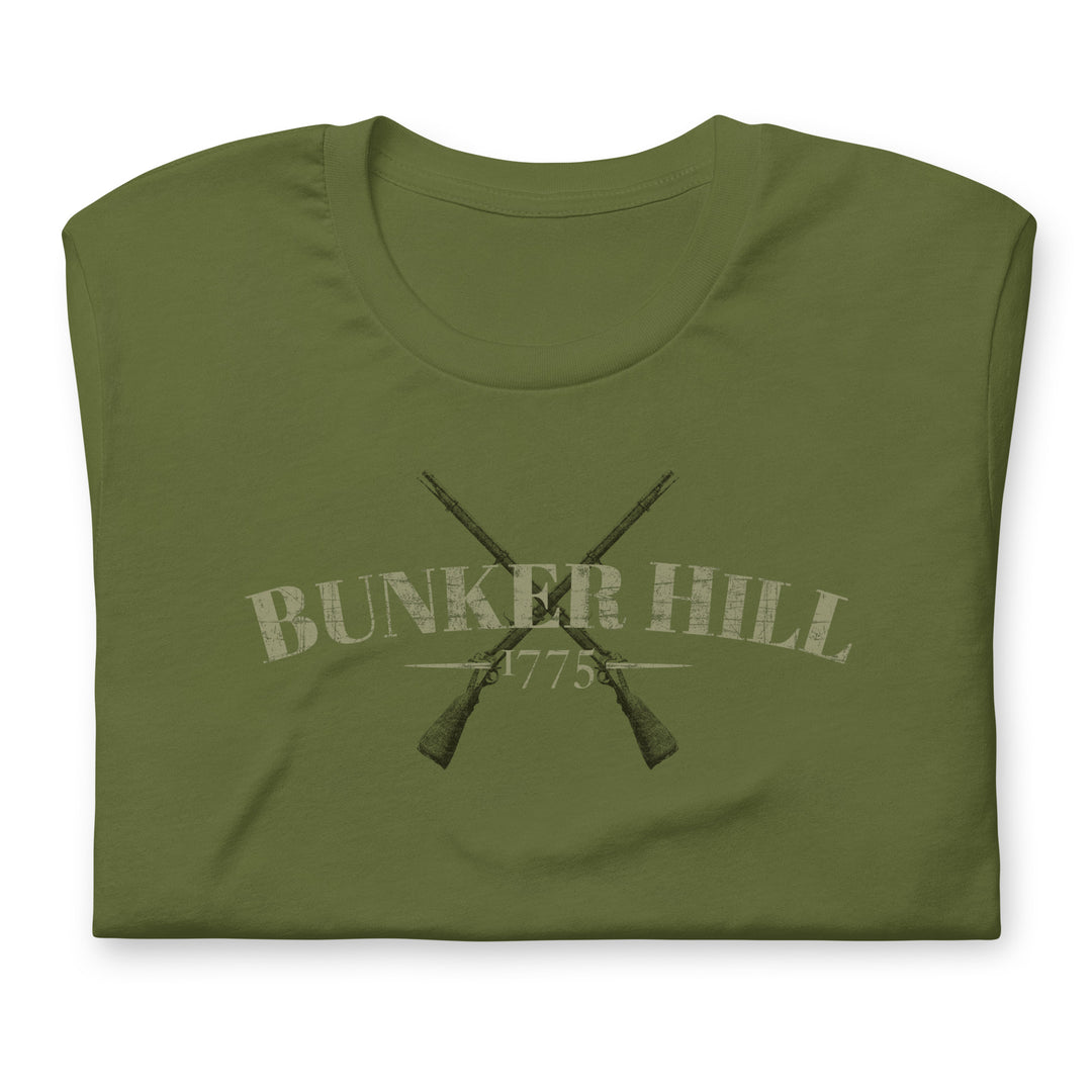 The Battle of Bunker Hill 1775 Premium Cotton Retro Tee (unisex)