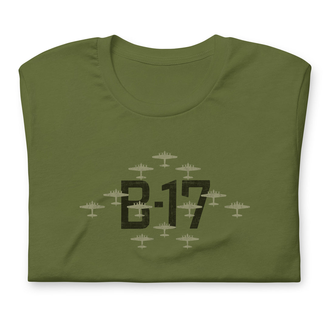 The B-17 Flying Fortress Premium Cotton Retro Tee (unisex)