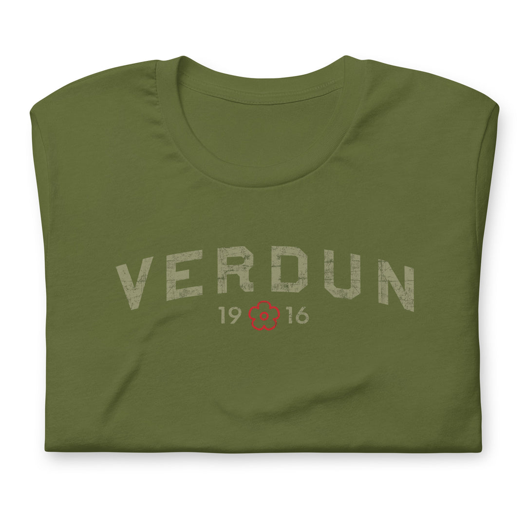 The Battle of Verdun 1916 Premium Cotton Retro Tee (unisex)