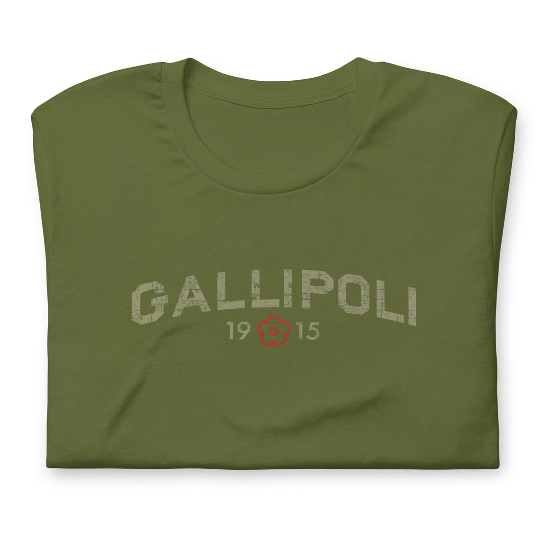 The Gallipoli 1915 Premium Cotton Retro Tee (unisex)
