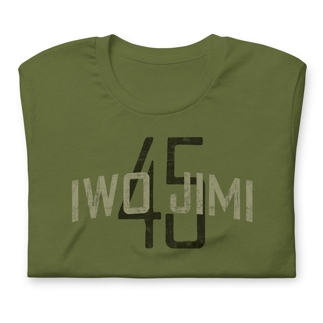The Battle of Iwo Jima 1945 Premium Cotton Retro Tee (unisex)