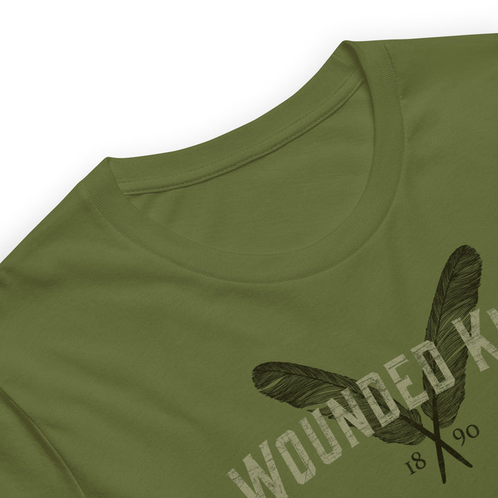 The Wounded Knee 1890 Premium Cotton Retro Tee (unisex)