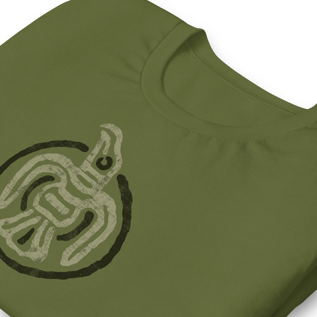 The Viking Raven Penny Premium Cotton Retro Tee (unisex)