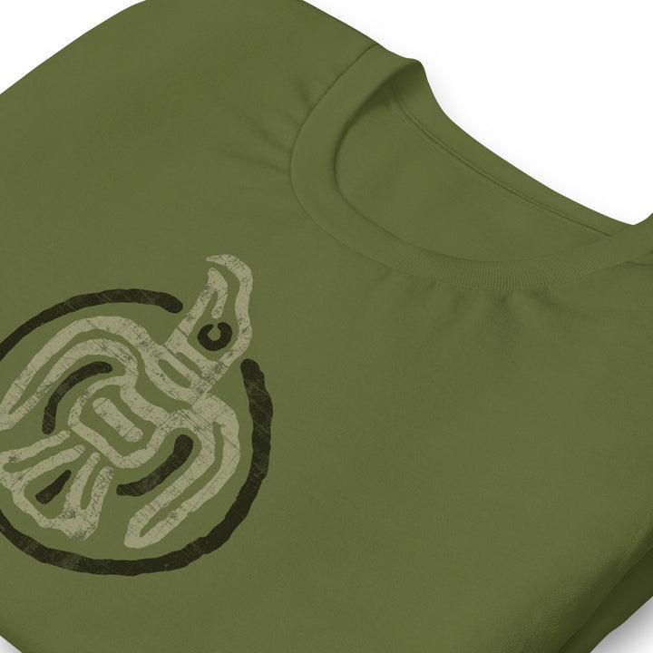 The Viking Raven Penny Premium Cotton Retro Tee (unisex)