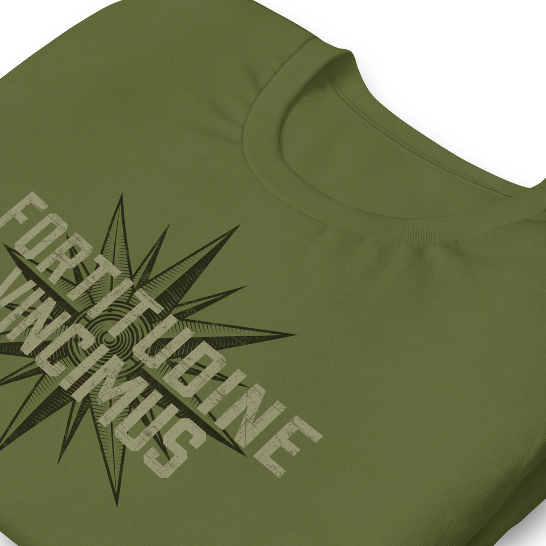 The 'Fortitudine Vincimus' Premium Cotton Retro Tee (Unisex)