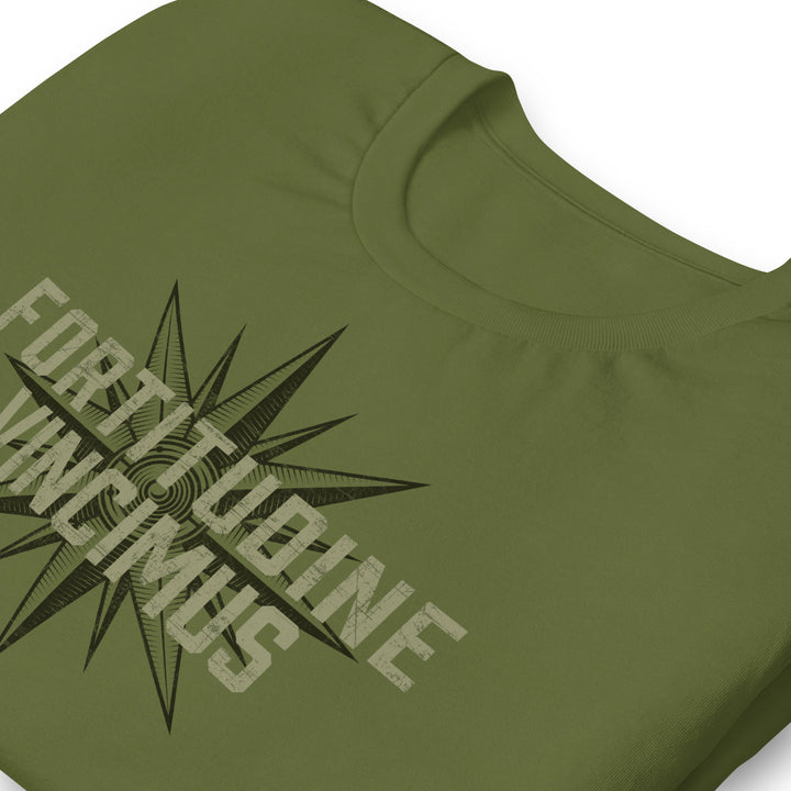 The 'Fortitudine Vincimus' Premium Cotton Retro Tee (Unisex)