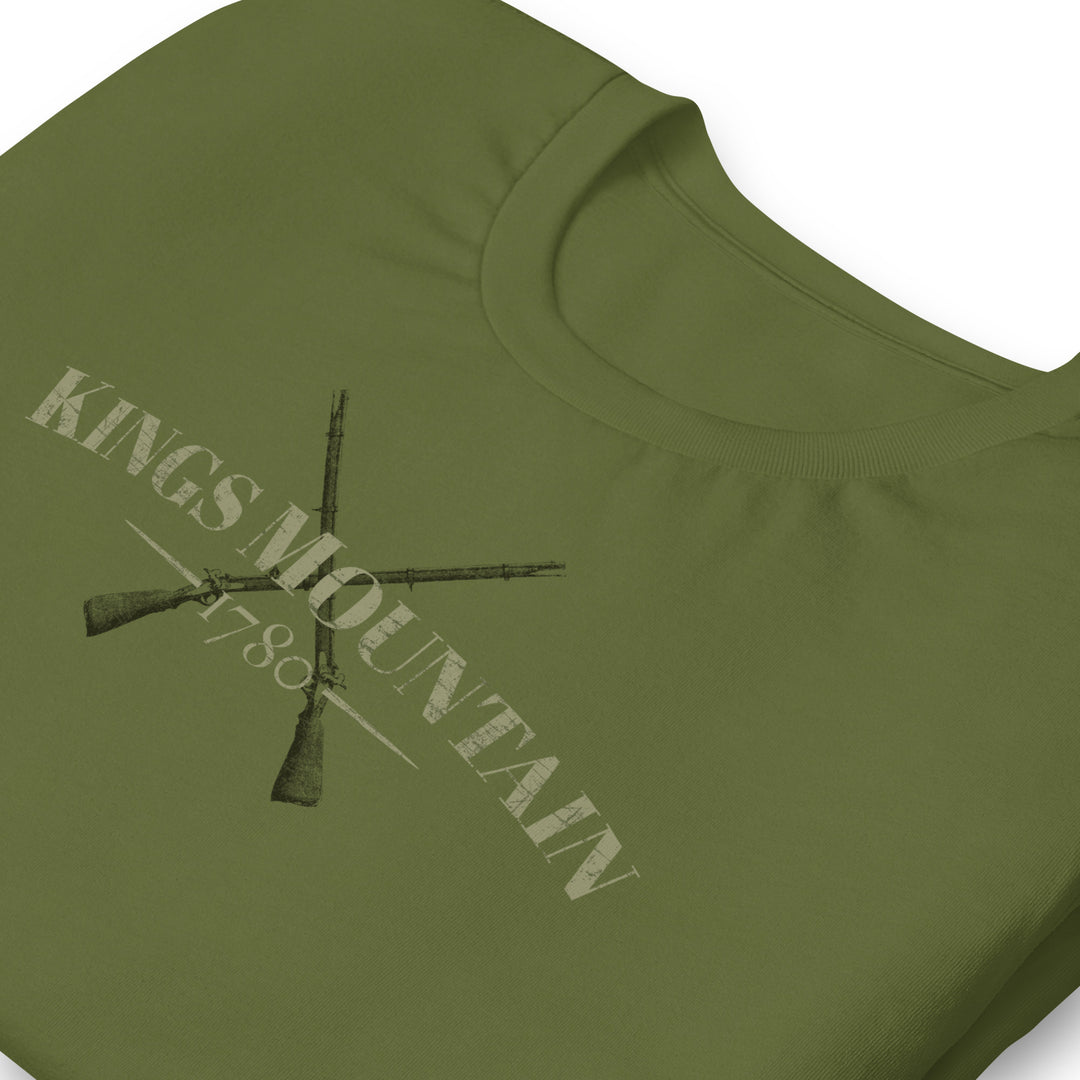 The Battle of Kings Mountain 1780 Premium Cotton Retro Tee (unisex)
