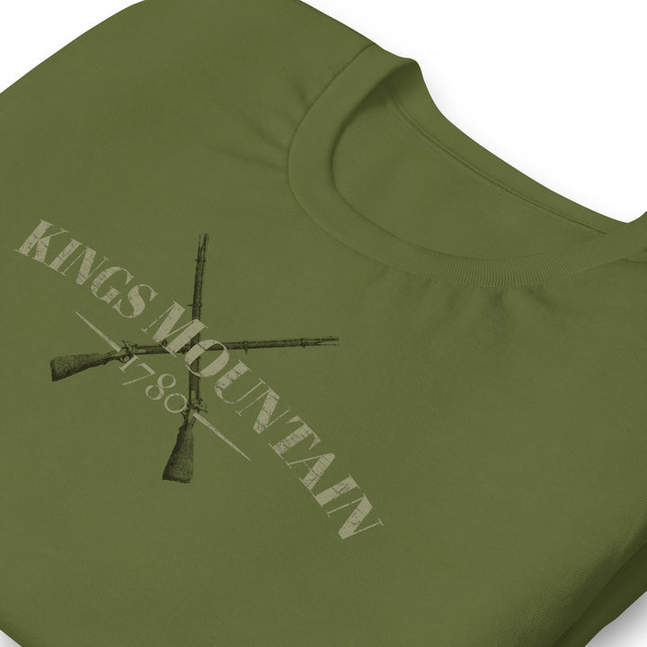 The Battle of Kings Mountain 1780 Premium Cotton Retro Tee (unisex)