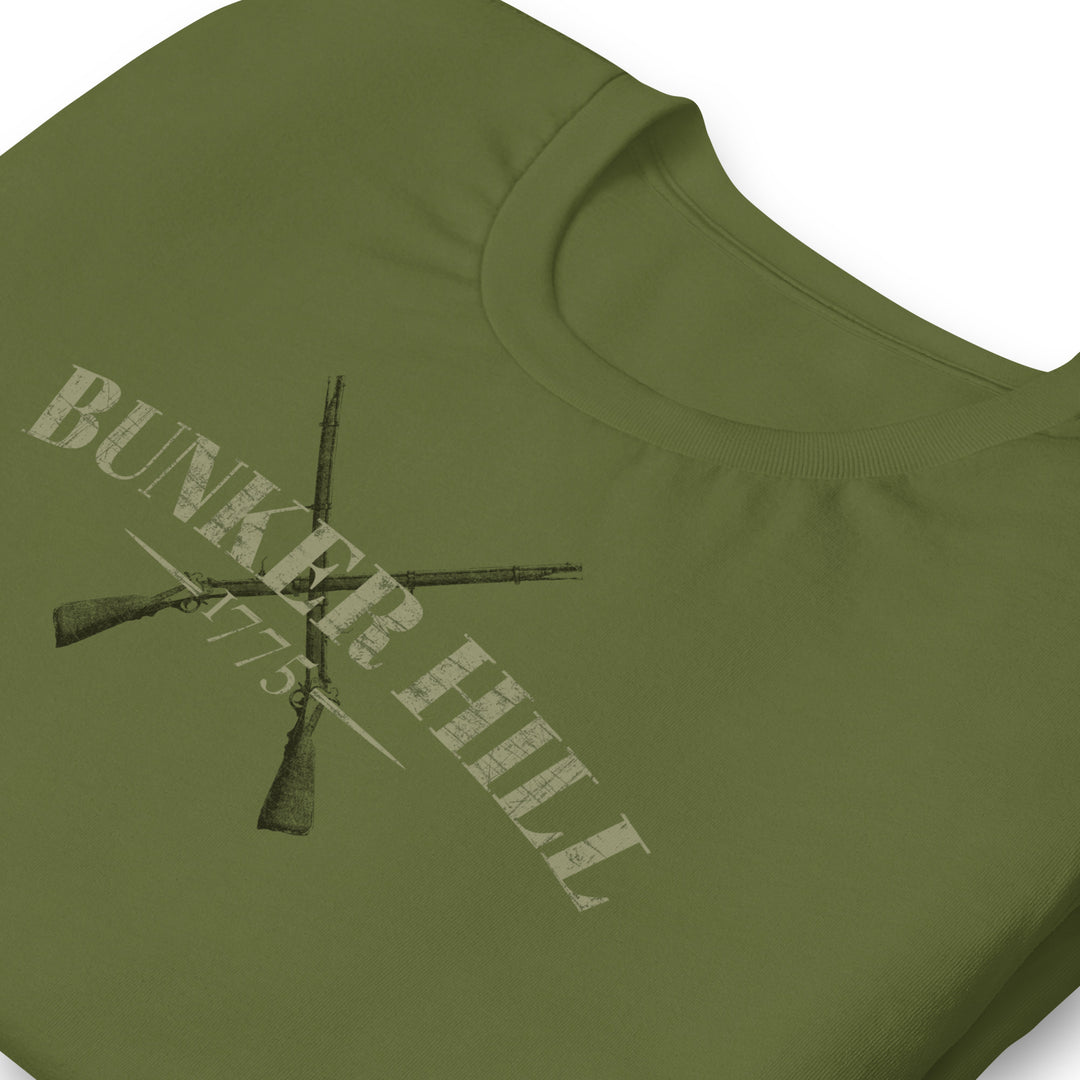 The Battle of Bunker Hill 1775 Premium Cotton Retro Tee (unisex)