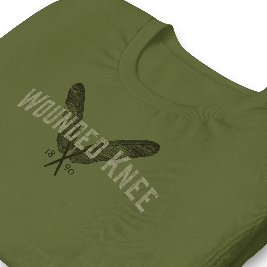 The Wounded Knee 1890 Premium Cotton Retro Tee (unisex)