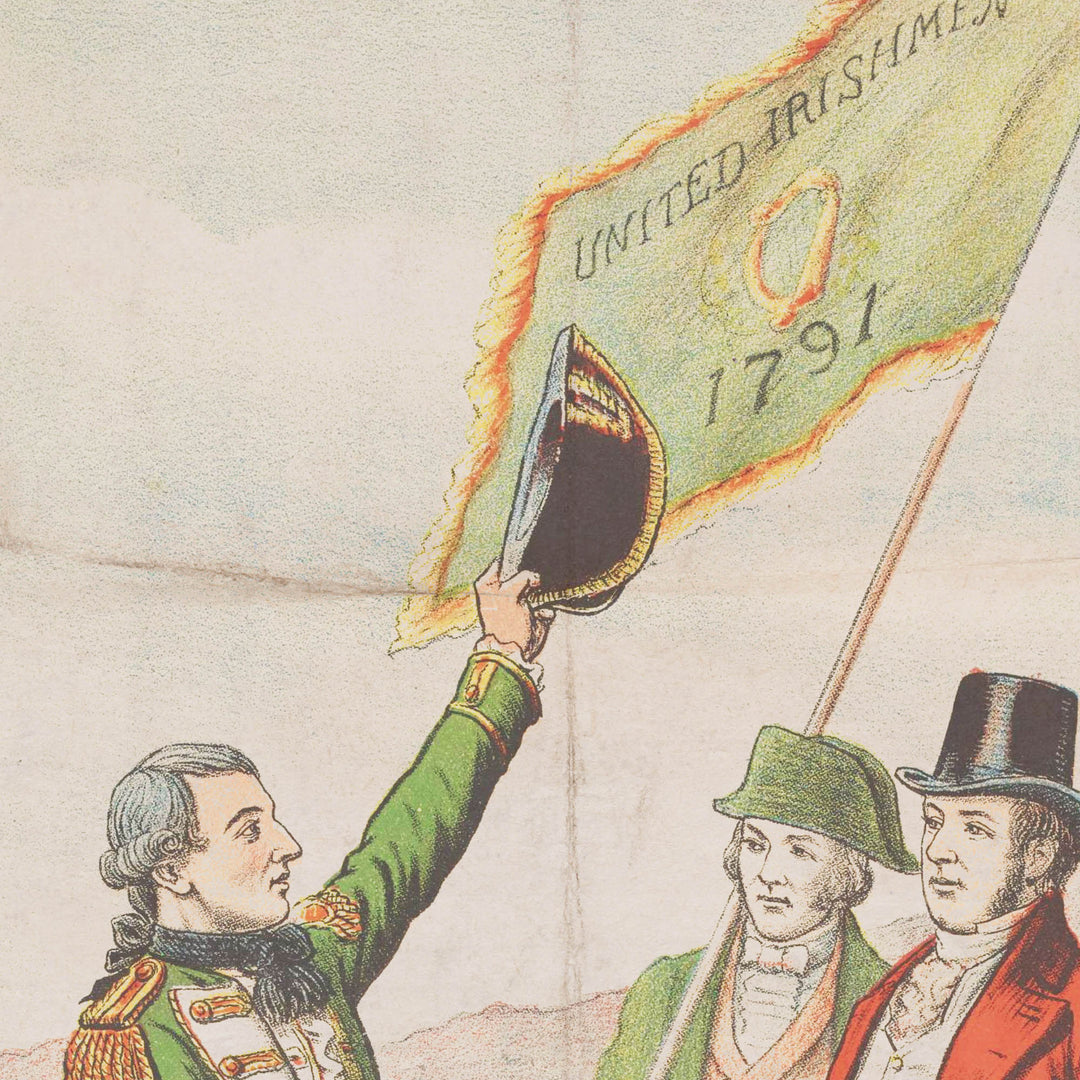 The United Irishmen on Cave Hill, Belfast - Retro Poster - 24" x 36"