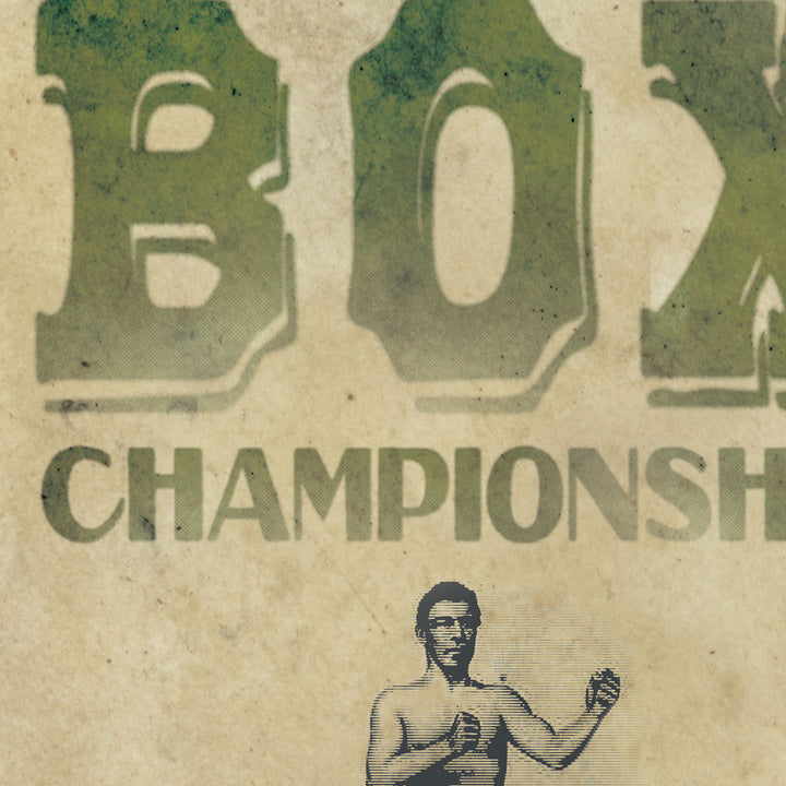 Yankee Sullivan vs. John Morrissey Retro Poster - 24" x 36"