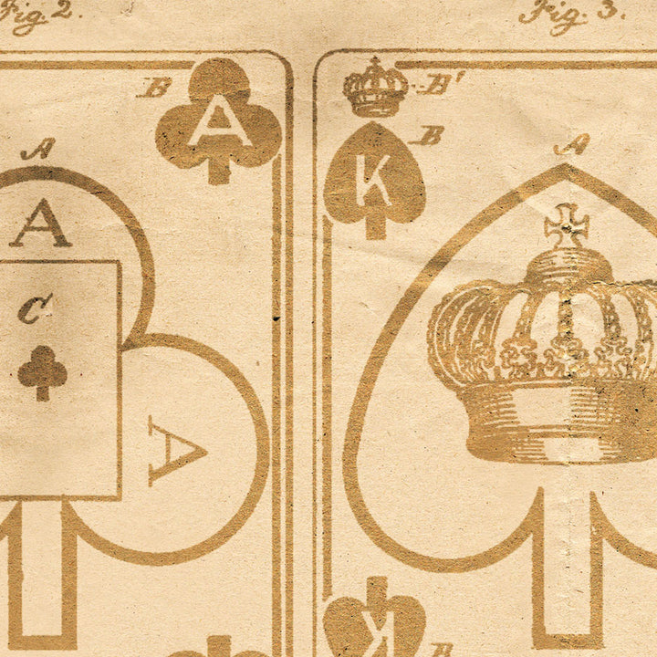 1877 Playing Cards Patent Pended Retro Poster - 24" x 36"