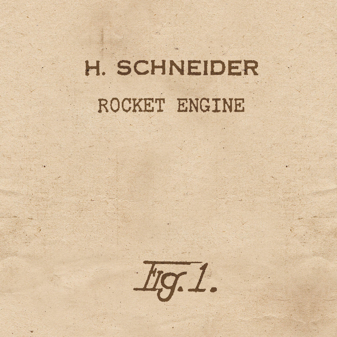 Rocket Engine Patent Pended 1954 Retro Poster - 24" x 36"