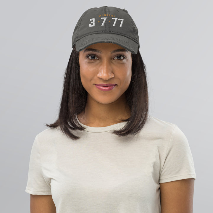 The Montana 3-7-77 Cotton Twill Retro Cap