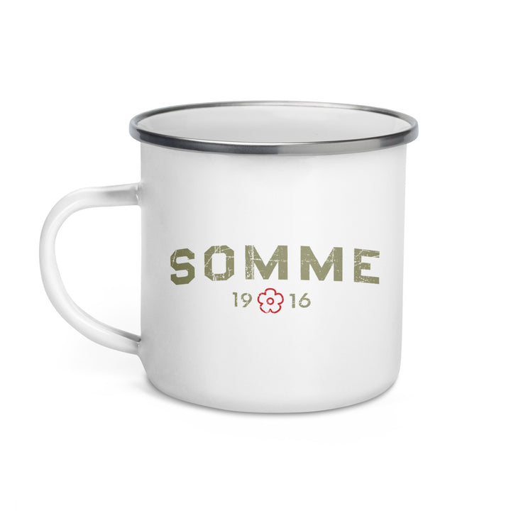 The Somme 1916 Enamel Retro Mug - 12oz