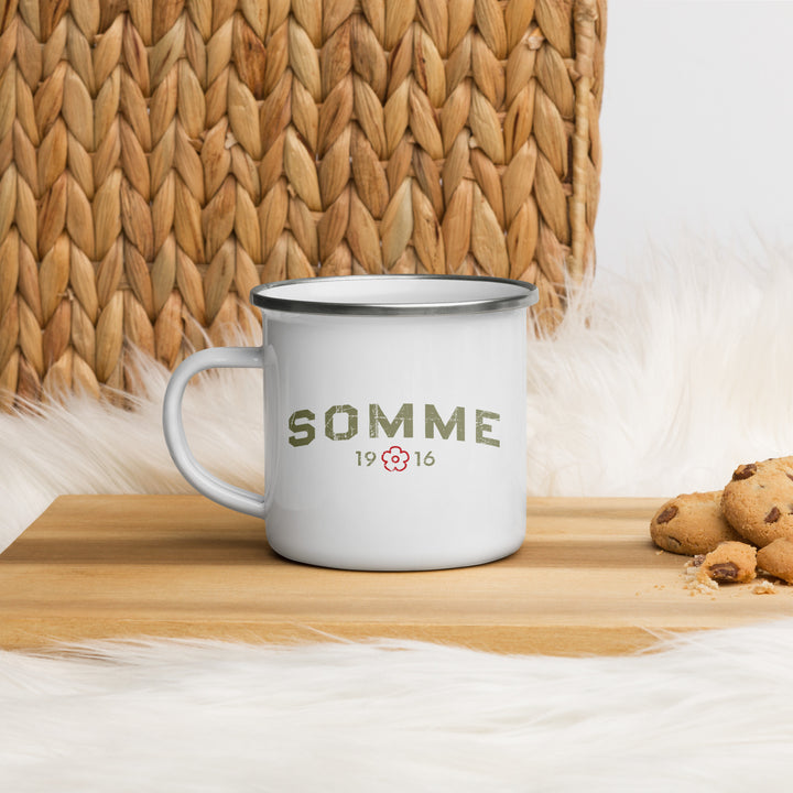 The Somme 1916 Enamel Retro Mug - 12oz