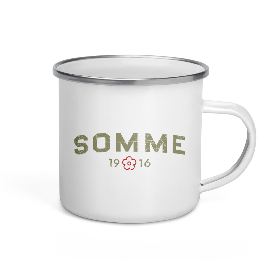 The Somme 1916 Enamel Retro Mug - 12oz