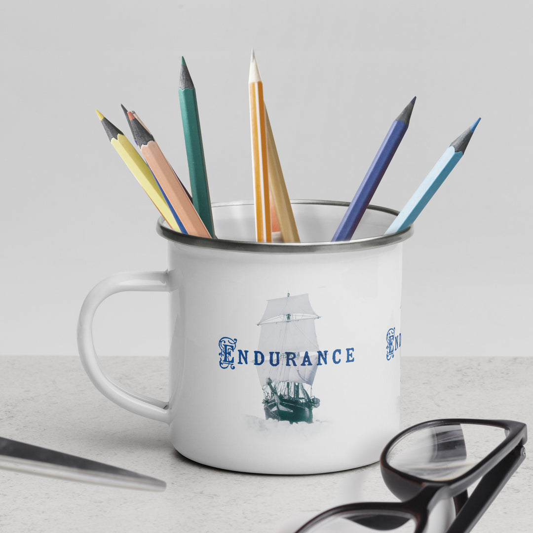 The Endurance Enamel Retro Mug - 12oz