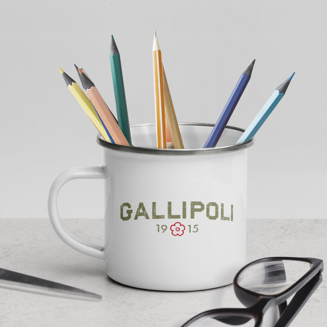 The Gallipoli 1915 Enamel Retro Mug (12 oz)