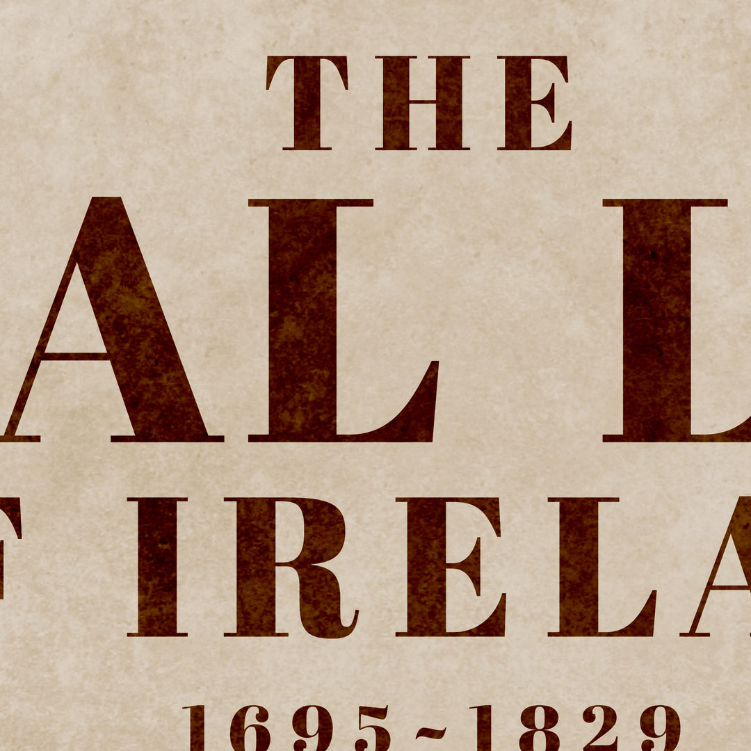 The Penal Laws Of Ireland Retro Poster - 24" x 36"