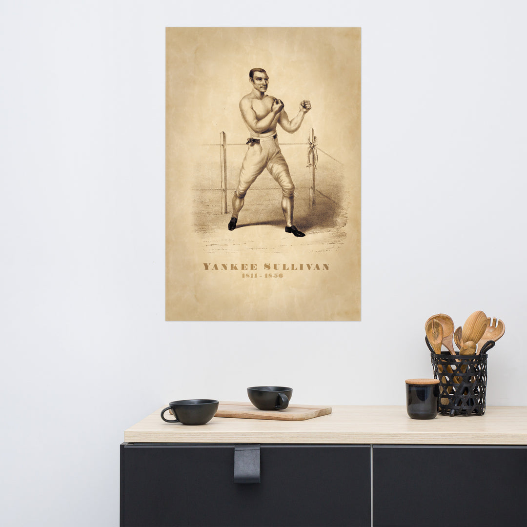 The Yankee Sullivan Retro Poster - 24" x 36"