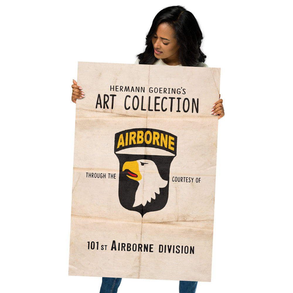 The Art Collection Of The 101st Airborne Retro Poster - 24" x 36"